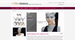 Desktop Screenshot of gioielleriaoromagia.it